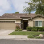Front exterior of a suburban California home